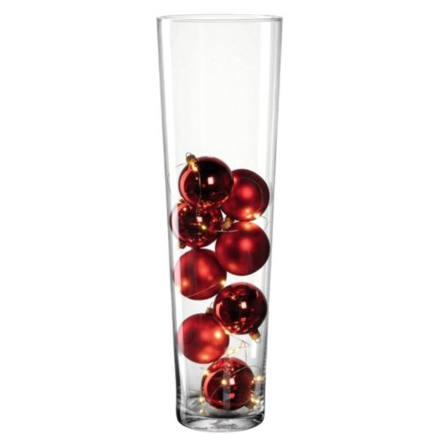 LEONARDO LIMITED váza gömbökkel és led fénnyel 60cm