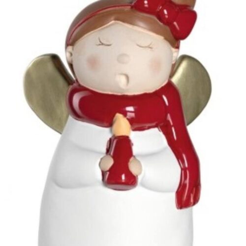 LEONARDO CALDO angyalka figura 15cm gyertyás