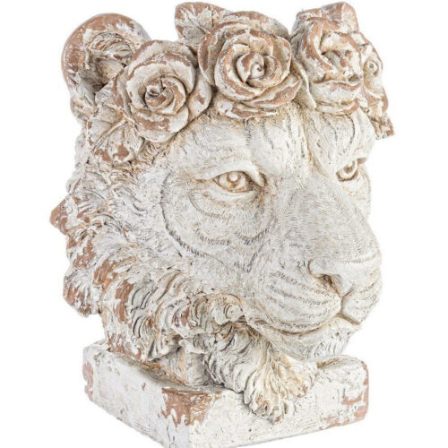 LION fehér virágcserép
