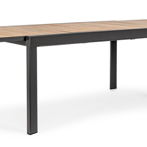 BELMAR szürke bővíthető kerti étkezőasztal 160-240 cm