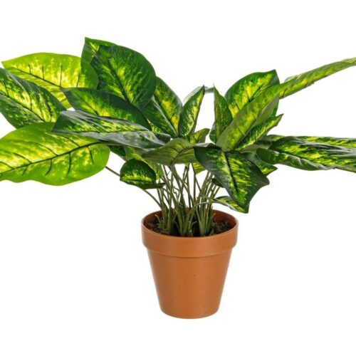 DIEFFENBACHIA zöld műanyag művirág 45 cm