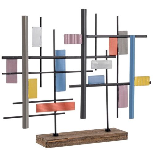 MONDRIAN tarka acél dísztárgy