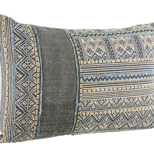 TILAK III szürke 100% pamut párna 40x60 cm