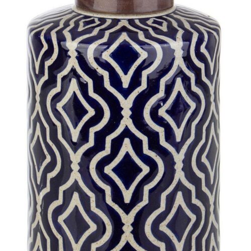 MAYOTTE fekete porcelán váza