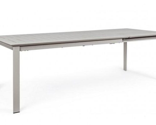 KONNOR szürke kerti bővíthető étkezőasztal 160-240 cm