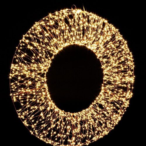 COPPER WREATH II arany réz égősor