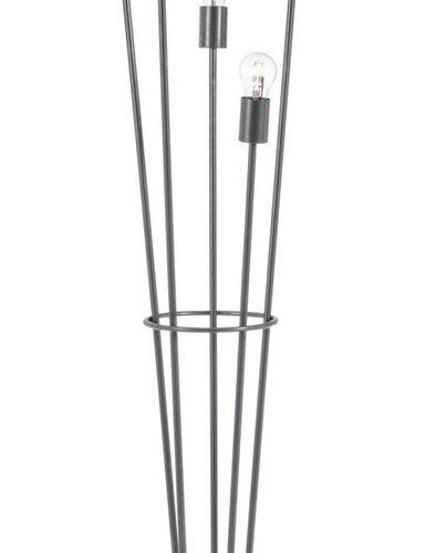 TORCH ezüst acél állólámpa