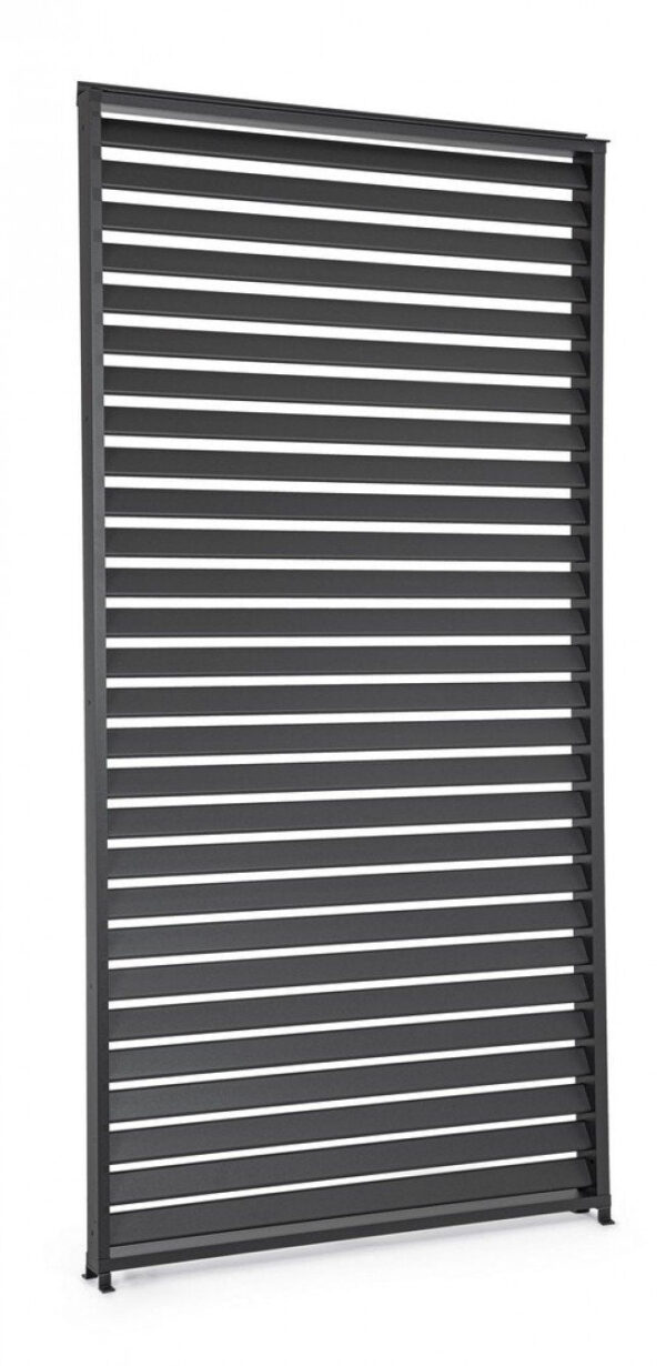 OCEAN antracit pergola oldalfal 123 cm