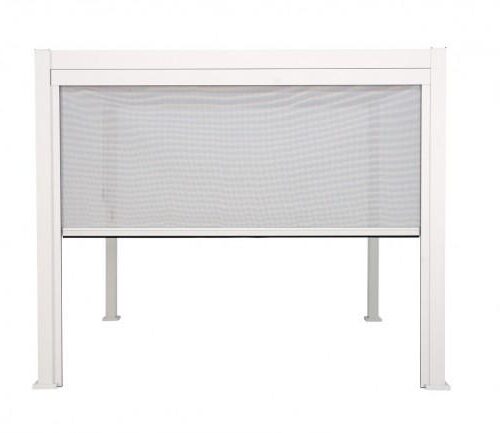 OCEAN fehér pergola árnyékoló 3 m-es oldalfalra