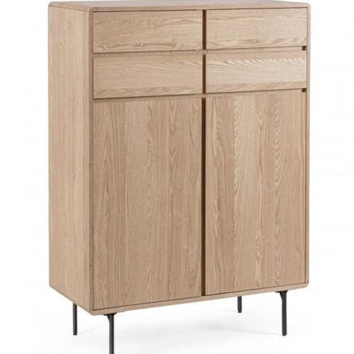 WIDALD NATURAL Barna MDF Szekrény