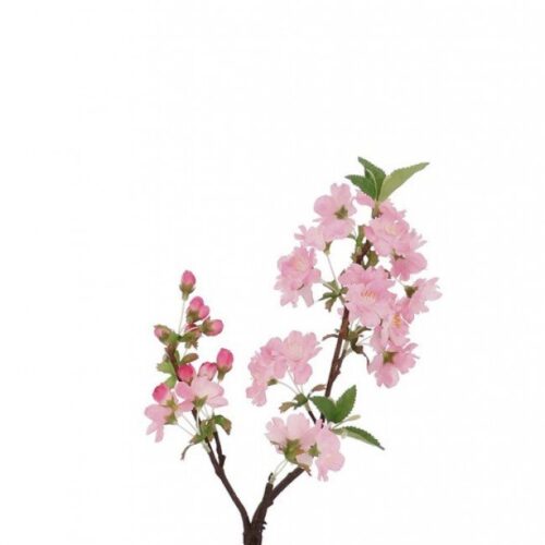 PEAR lörtefa ág rózsaszín virágokkal 48cm