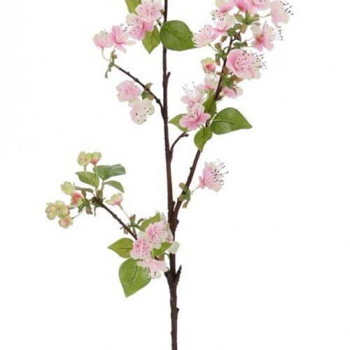PEAR körtefa ág rózsaszín virágokkal 94cm