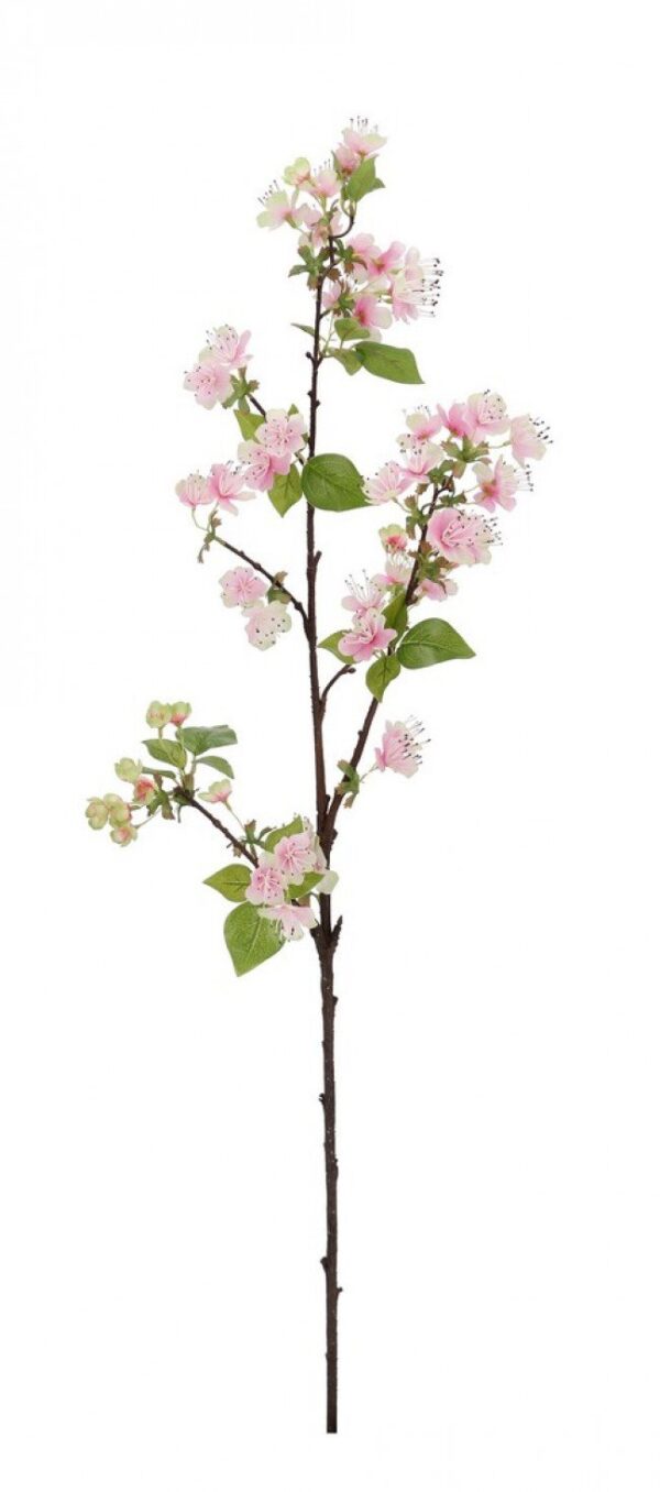 PEAR körtefa ág rózsaszín virágokkal 94cm
