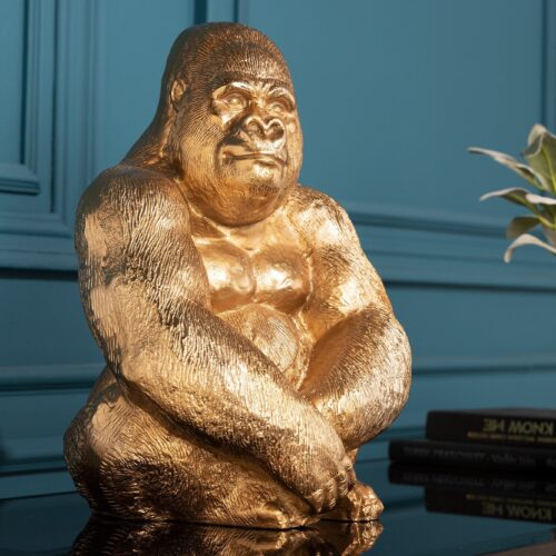GORILLA arany alumínium dísztárgy