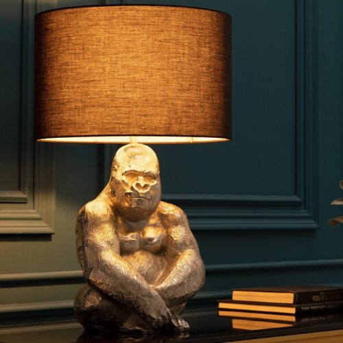 GORILLA ezüst alumínium asztali lámpa