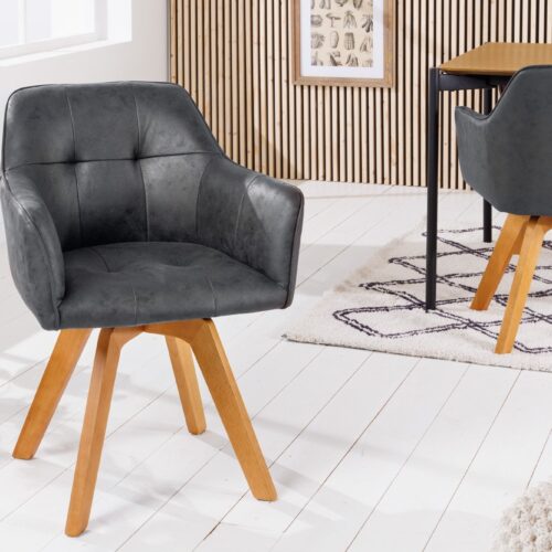 LOFT szürke 100% poliester étkezőszék