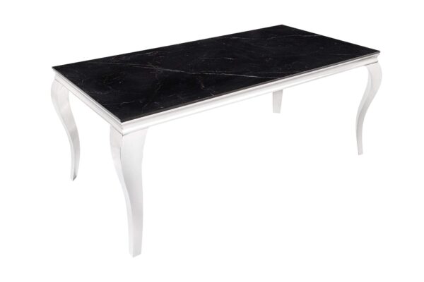 MODERN BAROCK króm kő étkezőasztal 180cm