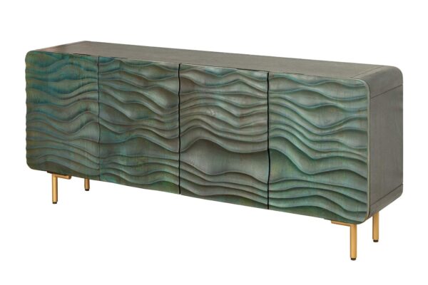 WAVE türkiz mangófa komód 160cm