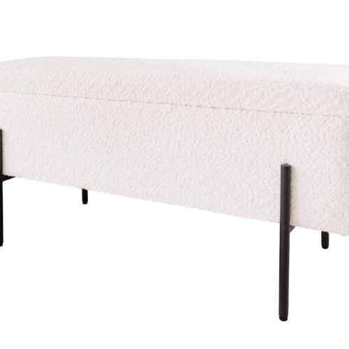 LOFT fehér bouclé ülőpad