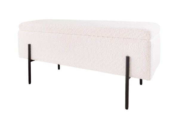 LOFT fehér bouclé ülőpad