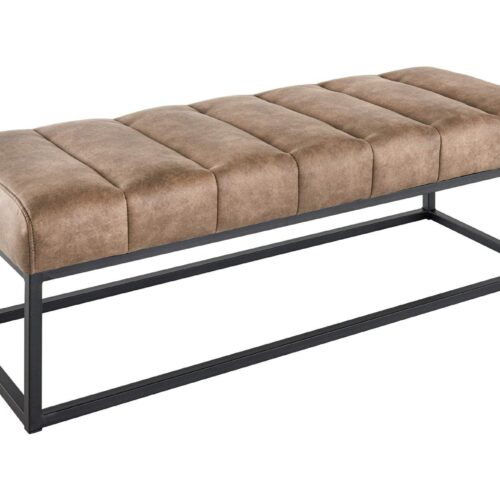 PETIT BEAUTÉ szürke mikroszálas ülőpad 110cm
