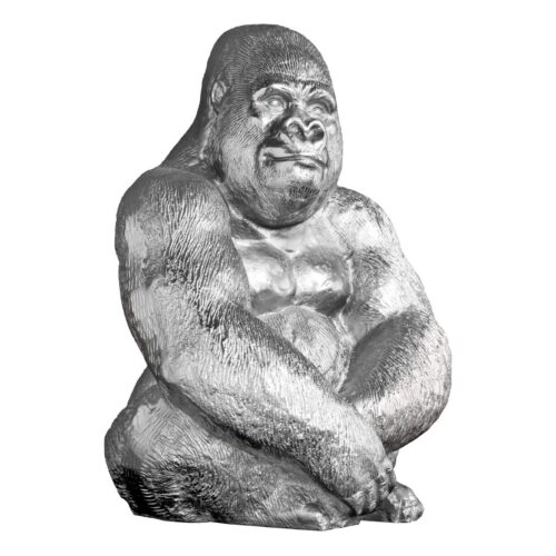 KONG ezüst gorilla figura