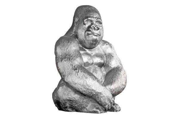 KONG ezüst gorilla figura