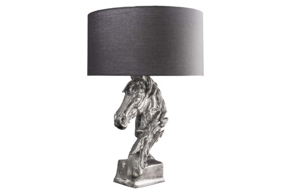 CABALLO ezüst asztali lámpa (lámpaernyő nélkül)