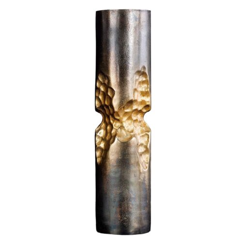 PRECIOUS fekete-arany váza 40cm