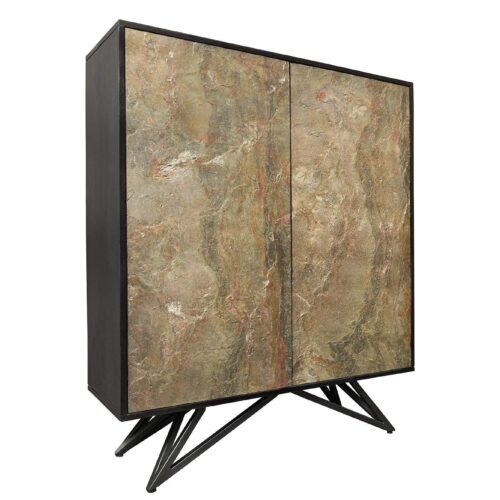 MONTAIN SOUL akácfa tálalószekrény 120cm