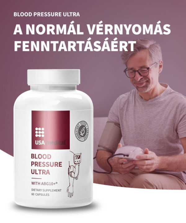 Vérnyomás Ultra kapszula  ABG10+® és AlphaWave® 60 db – RÖVID Lejáratú termék