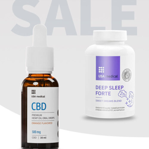 CBD Olaj 500 mg + Deep Sleep kapszula
