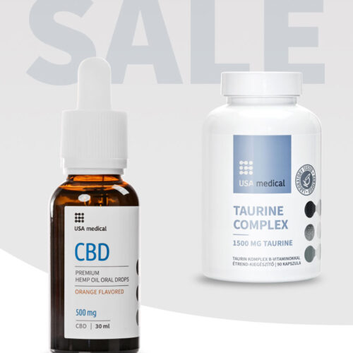 CBD Olaj 500 mg + Taurin Komplex