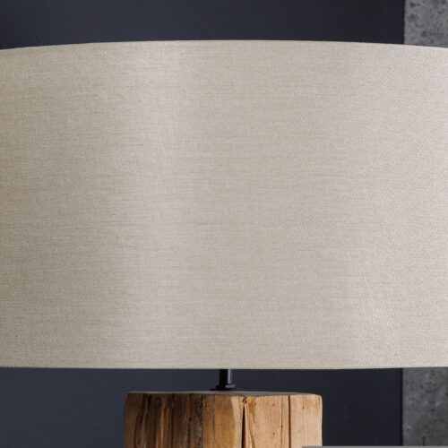 WILD NATURE barna vászon lámpabúra 40cm