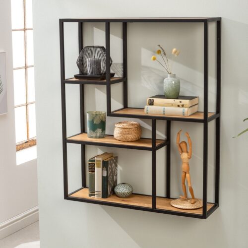 SLIM LINE barna fa falipolc 90cm