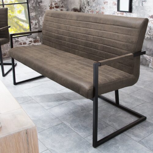 LOFT taupe mikroszálas kanapé 160cm