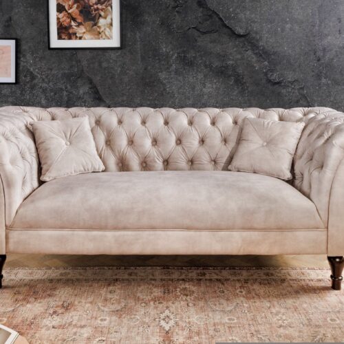 PARIS CHESTERFIELD bársony kanapé 225cm