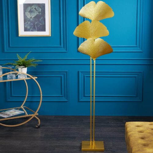 GINKGO arany fém állólámpa 160cm