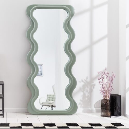 CURVY zöld fali tükör 160cm