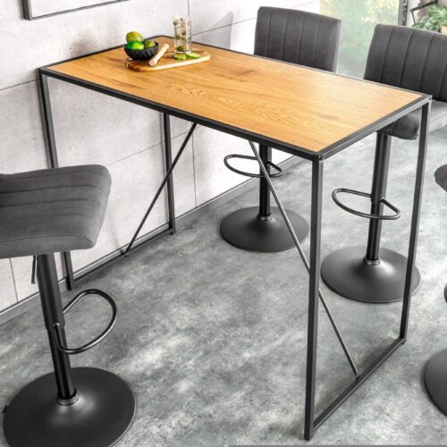 SLIM LINE barna bárasztal 120cm