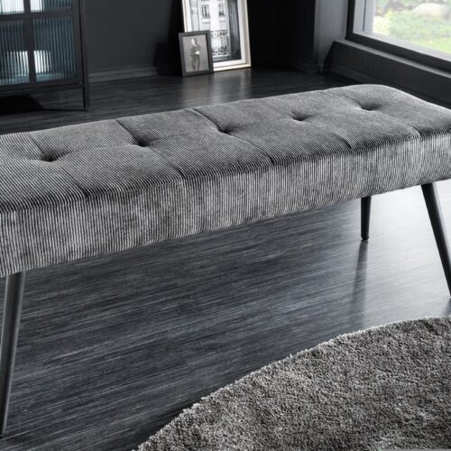 BOUTIQUE szürke ülőpad 100cm