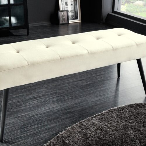 BOUTIQUE pezsgőbársony ülőpad 100cm