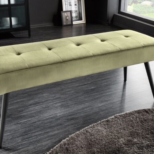 BOUTIQUE zöld bársony ülőke 100cm
