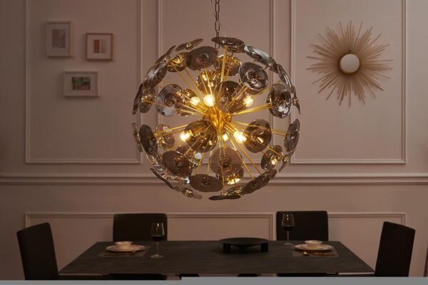 INFINITY HOME arany üveg függőlámpa