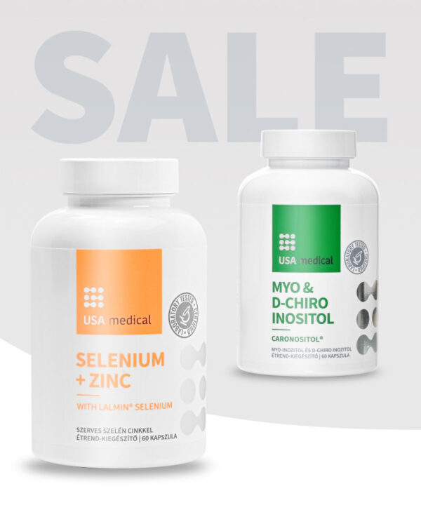 Szerves Lalmin® szelén cinkkel + Mio-Inozitol és D-Chiro Inozitol