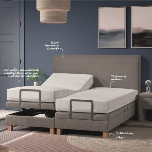 BE COMFY elektromos boxspring ágy 140 cm