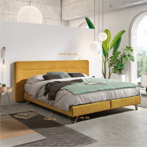 BE ECLECTIC boxspring ágy 140 cm