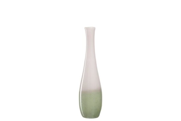 LEONARDO CASOLARE váza 50cm fehér-zöld