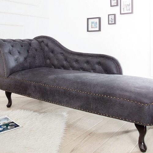 CHESTERFIELD antik szürke heverő