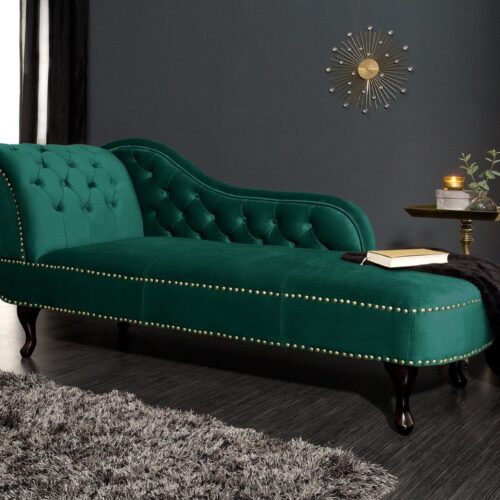 CHESTERFIELD zöld heverő